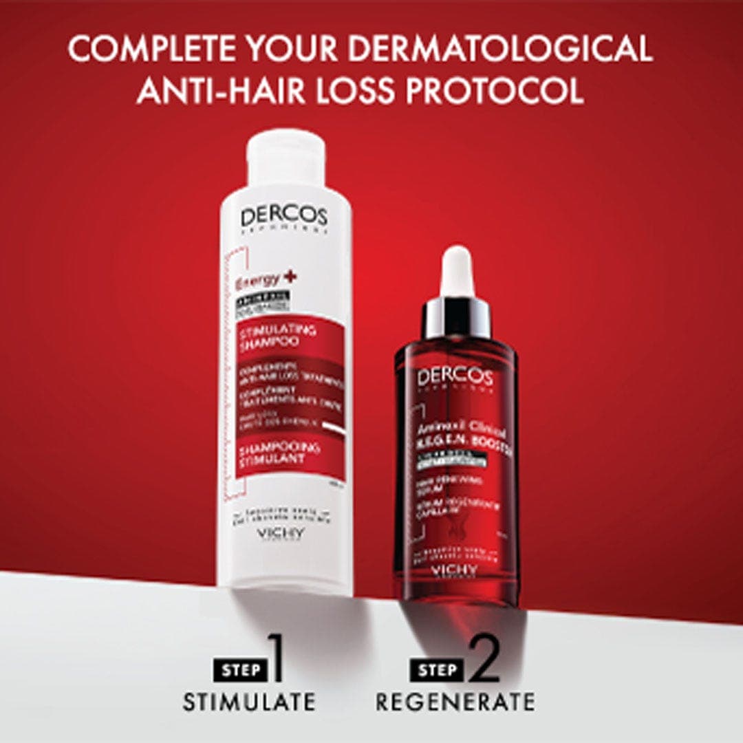 Vichy Dercos Energising Anti Hair Fall Shampoo with Aminexil 200ml