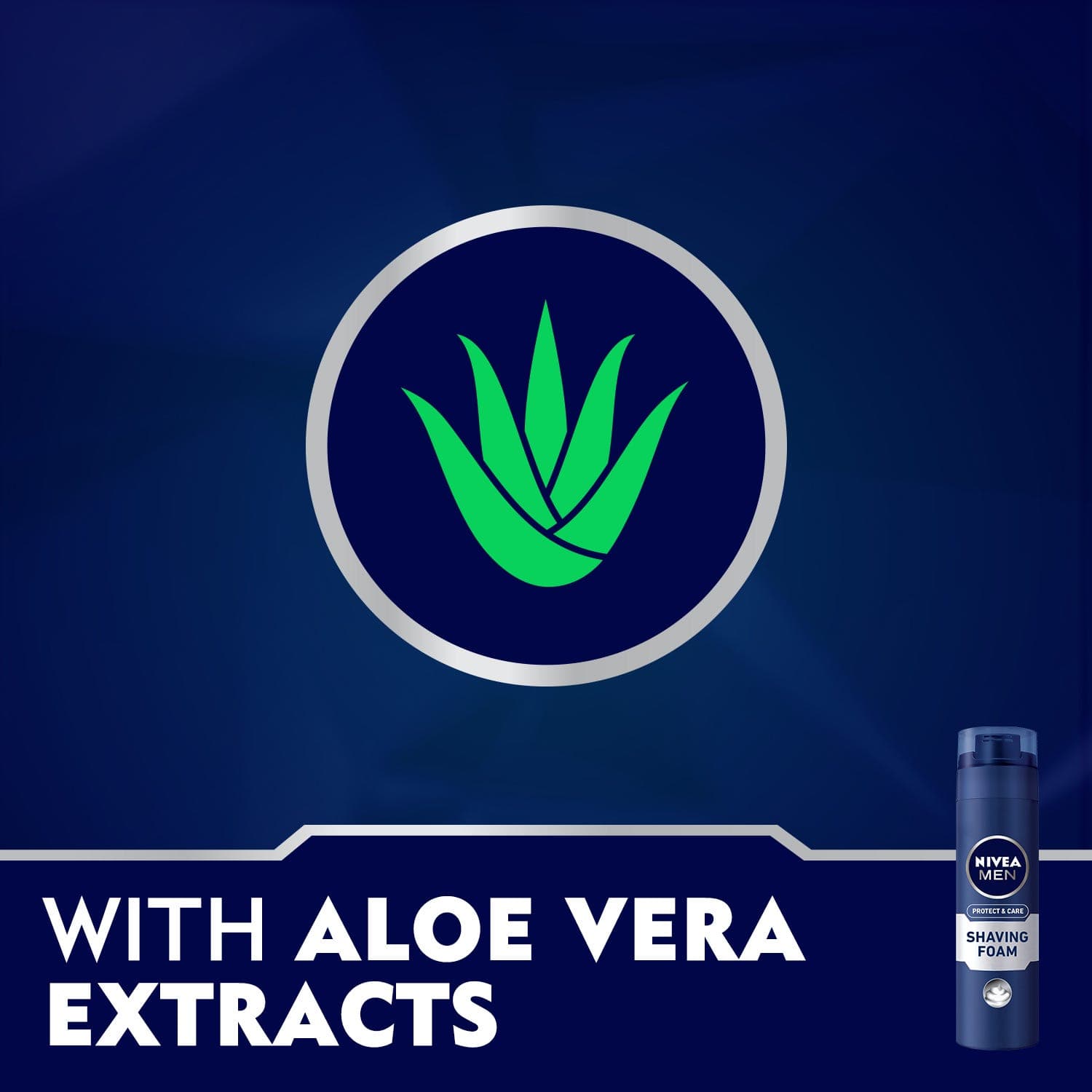 NIVEA Men Care Shaving Foam, Provitamin B5, 200Ml