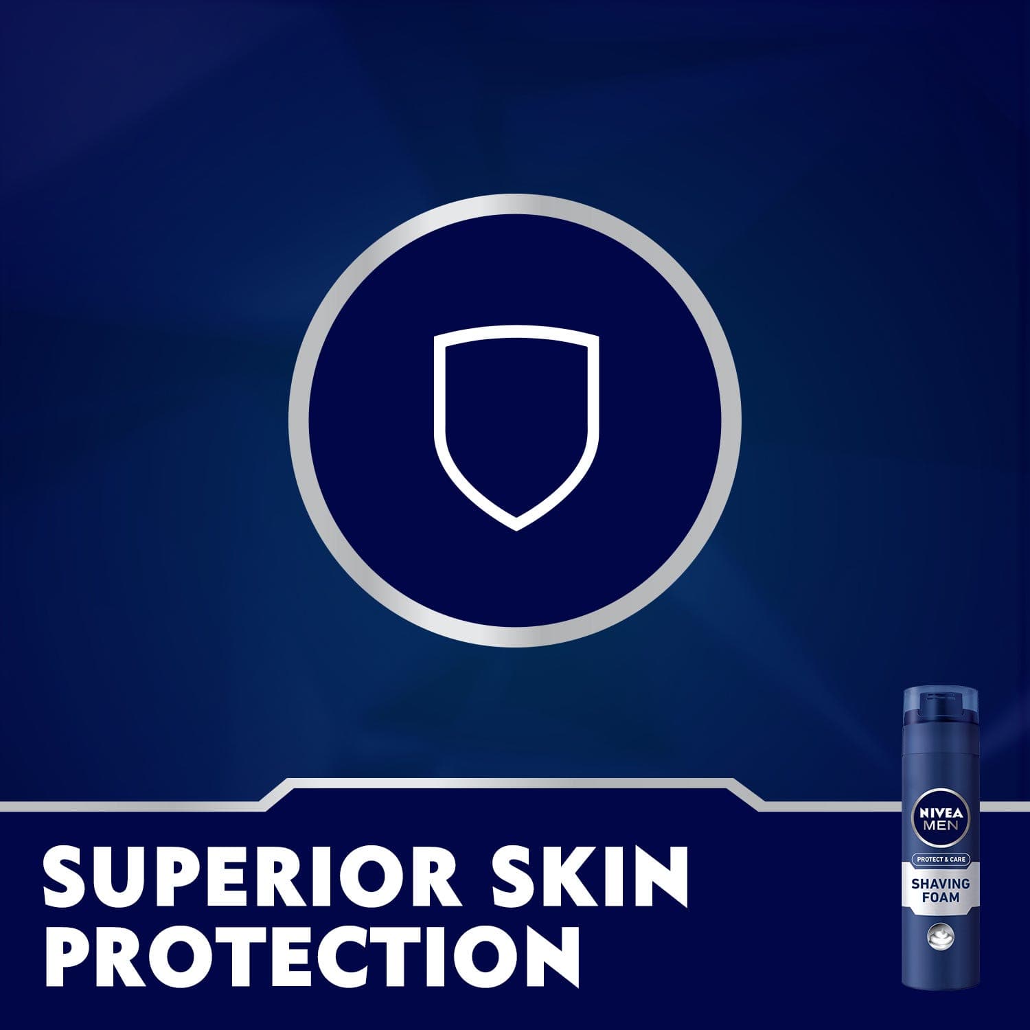 NIVEA Men Care Shaving Foam, Provitamin B5, 200Ml