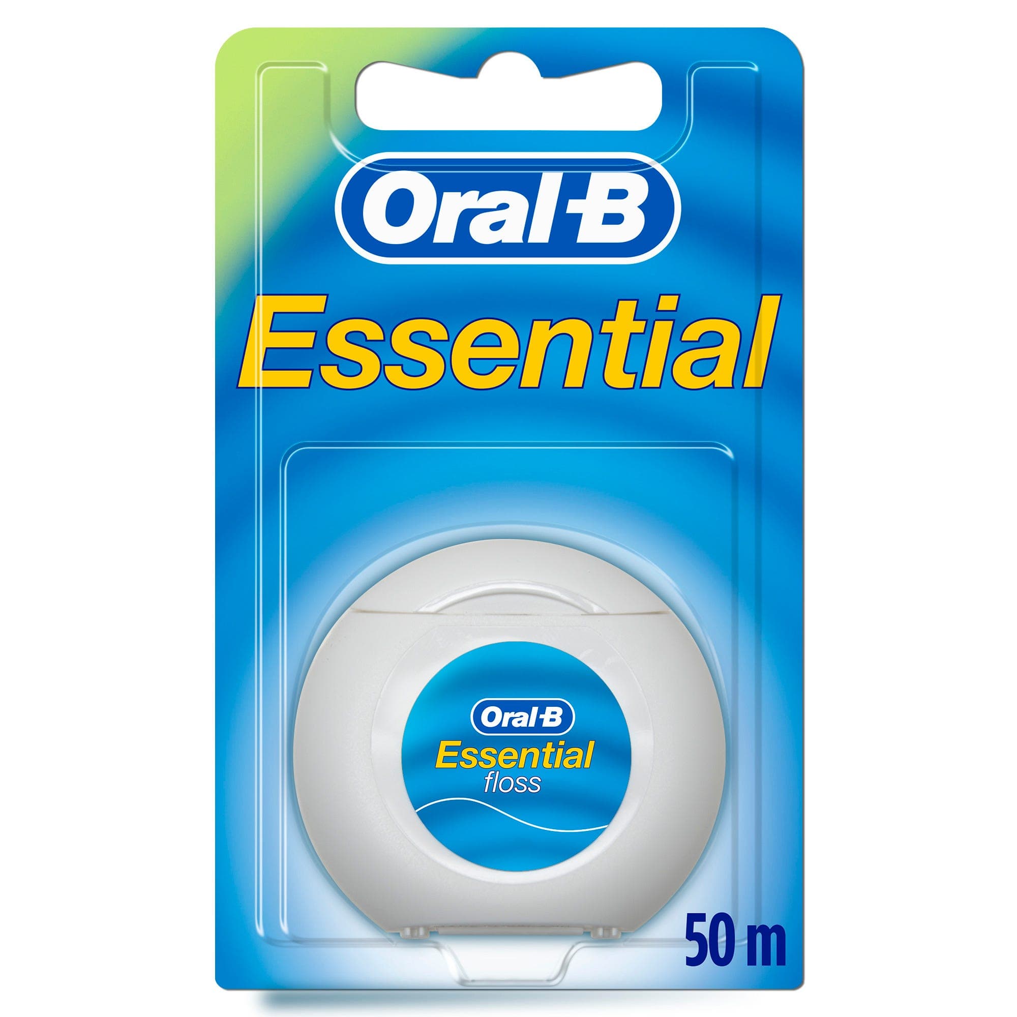 Oral-B, Essential Waxed Mint Dental Floss, 50 Meter