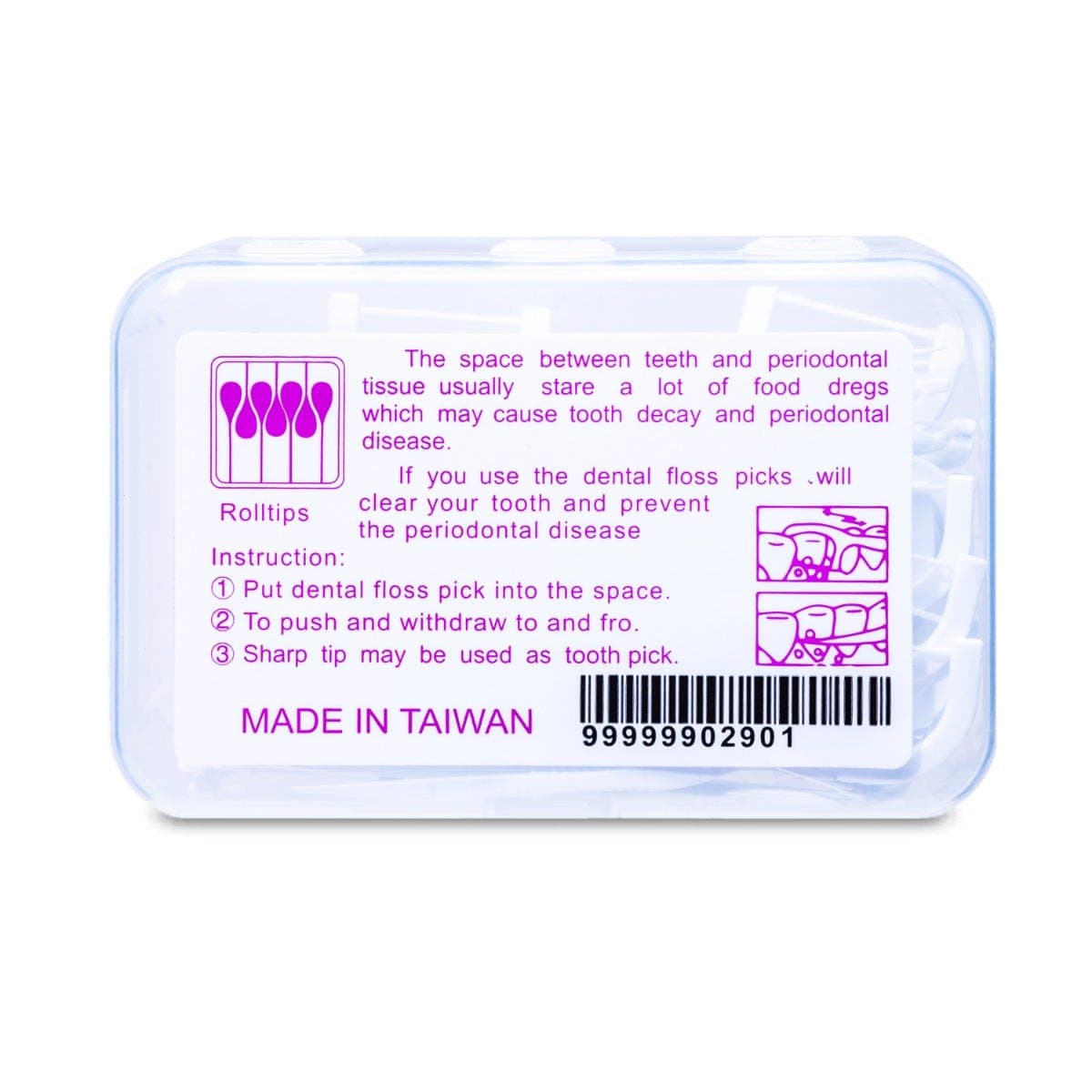 Toothpicks With Floss 24 pcs