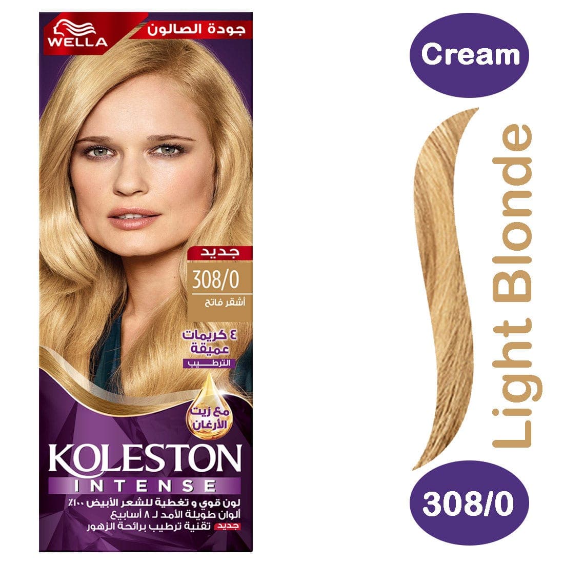 Koleston Hair Color Light Blonde + Developer 308/0