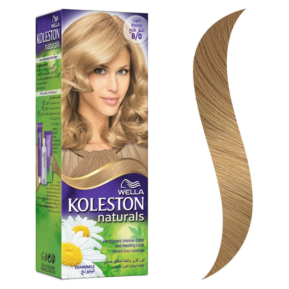 Koleston Naturals Hair Color Light Blonde 8/0