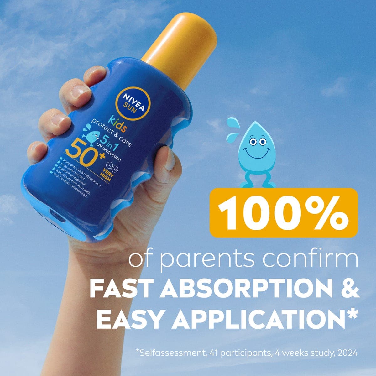 نيفيا سبراى ملون لحماية الاطفال من اشعة الشمس 200 مل SPF50