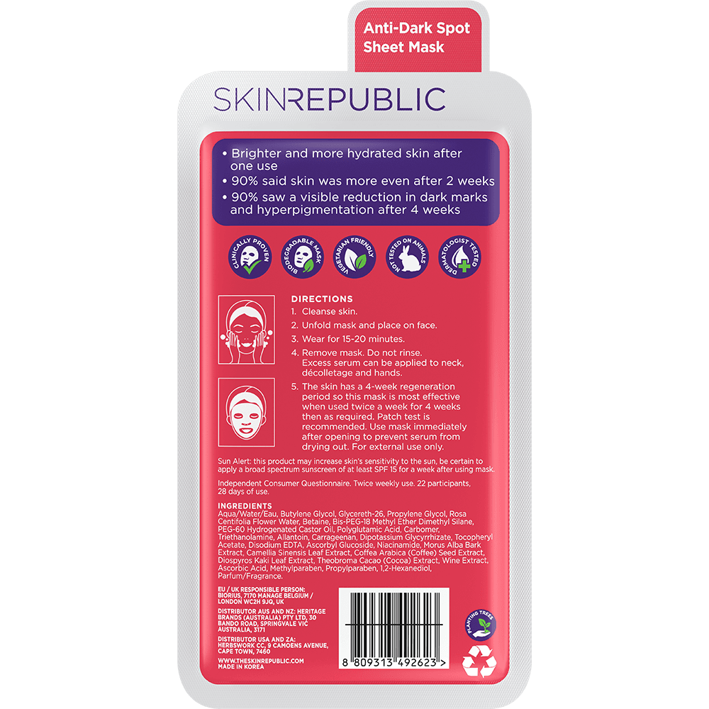 Skin Republic Face Mask Sheet Vitamin C 25 Ml