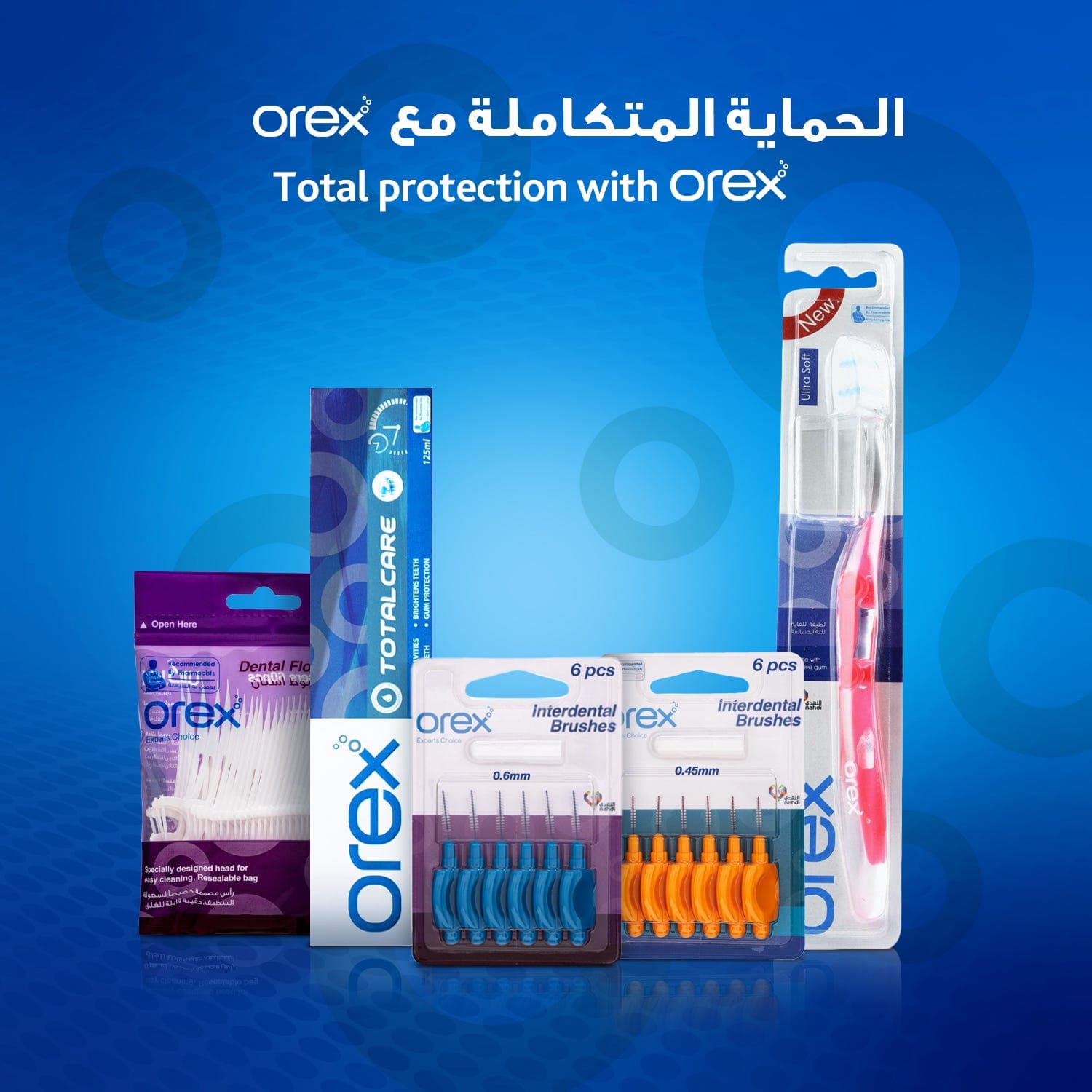 Orex Interdental Brushes 0.6 mm 6 pcs