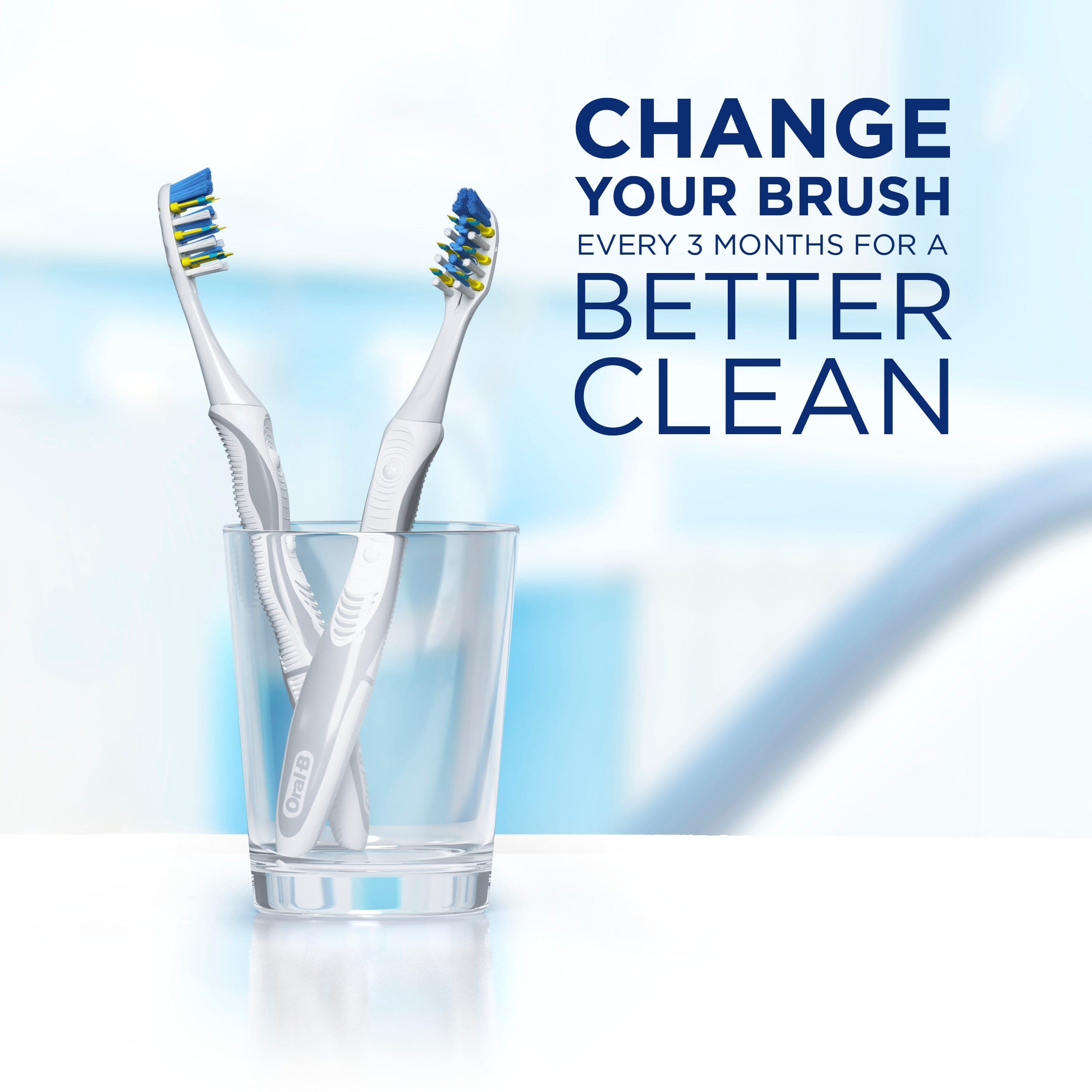 Oral-B Toothbrush Anti-Bacterial 40 Medium (1+1)