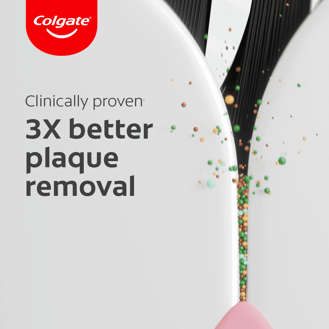 Colgate Slim Soft Charcoal Toothbrush 2Pcs