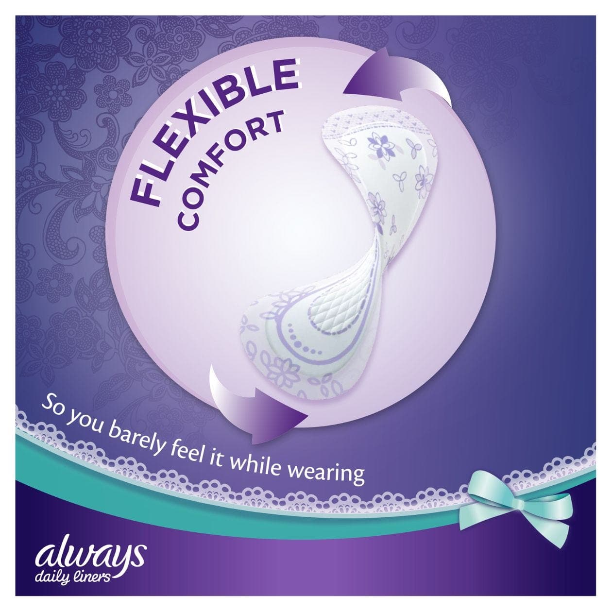 Always Pantyliner Comfort Protect Fexible Normal Fresh Scent 40