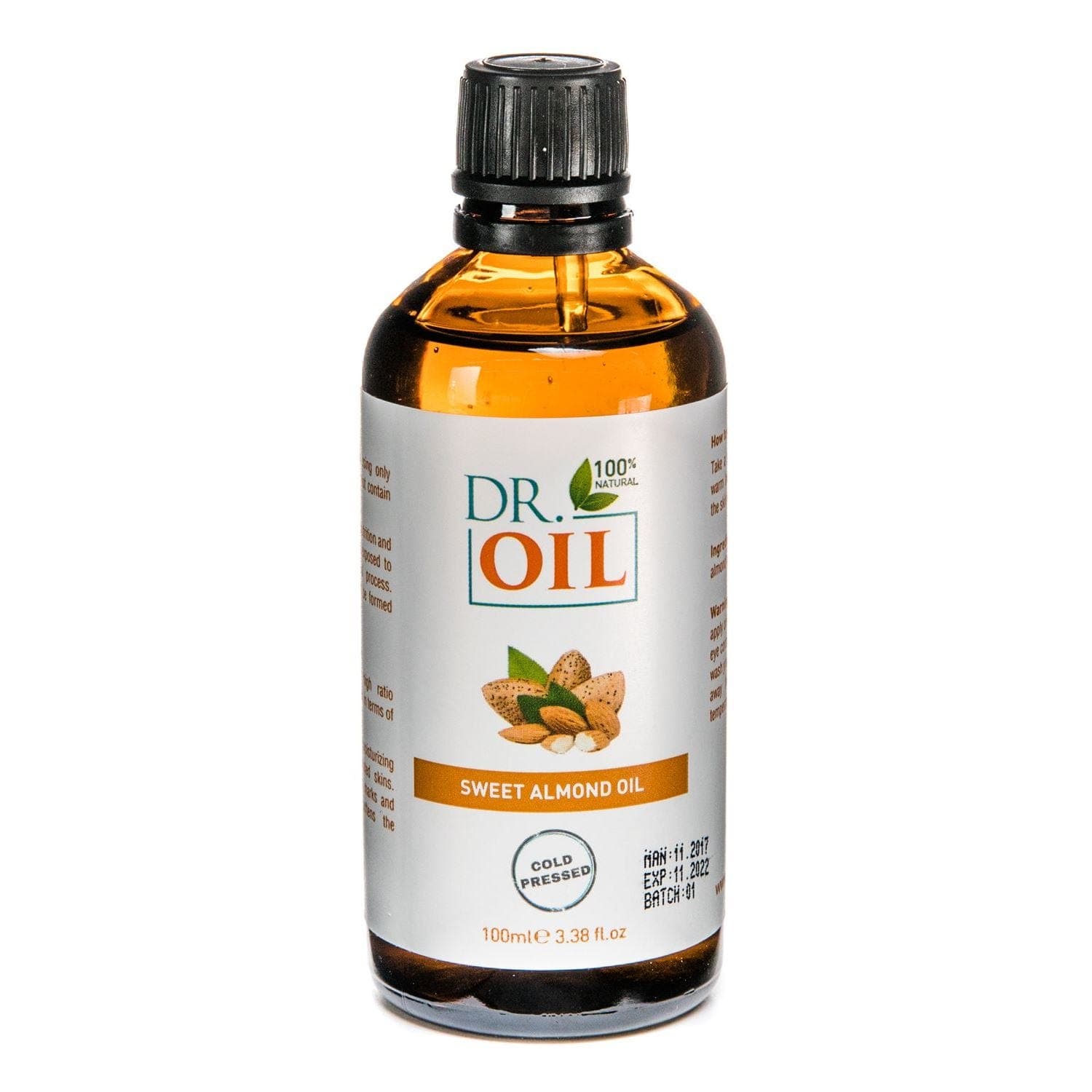 Dr.Oil - Sweet Almond Oil For Hair & Skin 100 ml