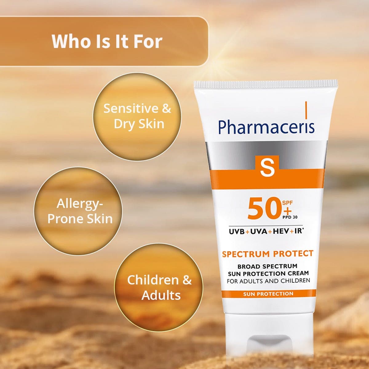 Pharmaciers Sun Protect For Adults & Children SPF50+ 50 ml