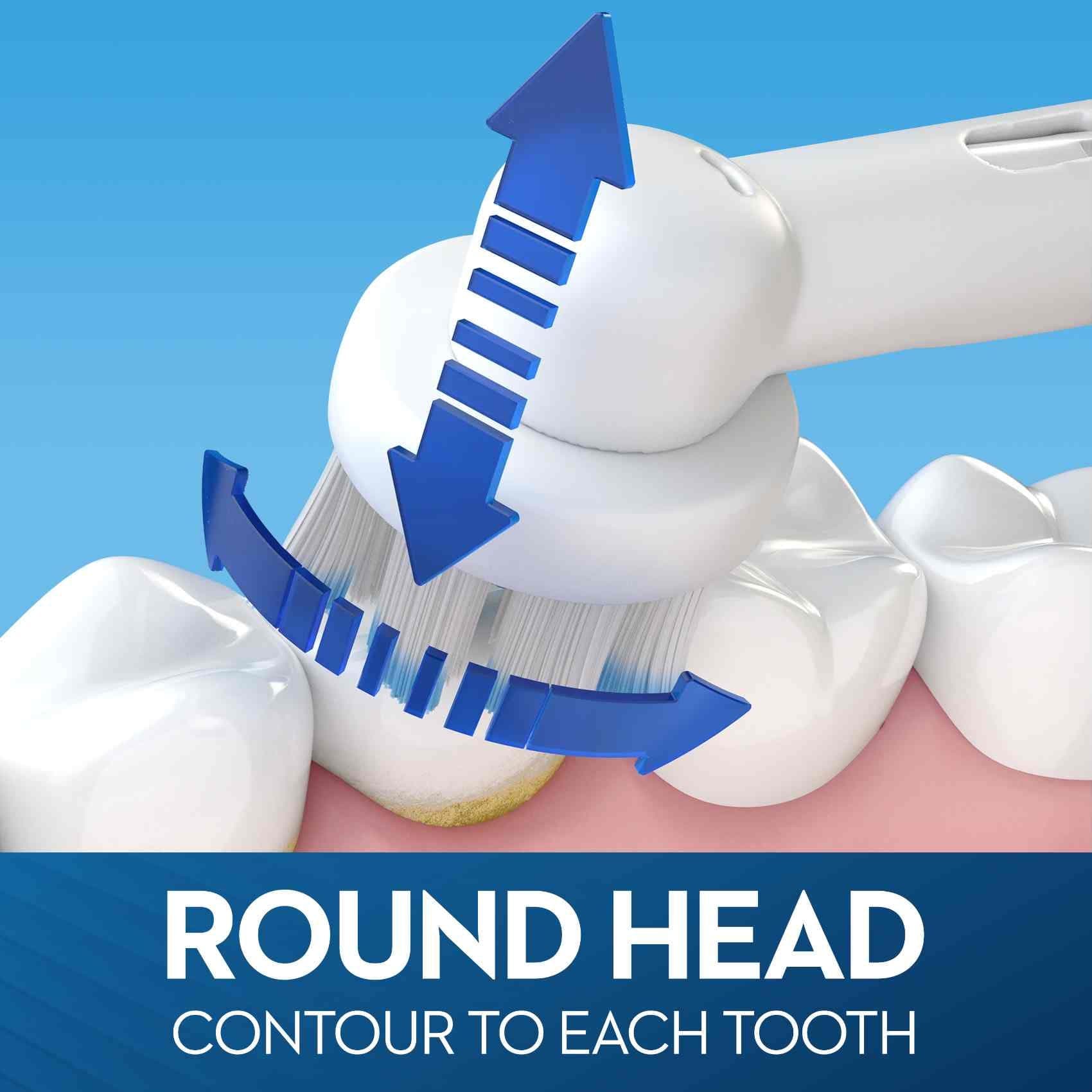 فرشاة أورال-بي أكسبرت سينسي ألترا ١٠٠ الرفيعة الكهربائية، عبوة تحتوي على ١