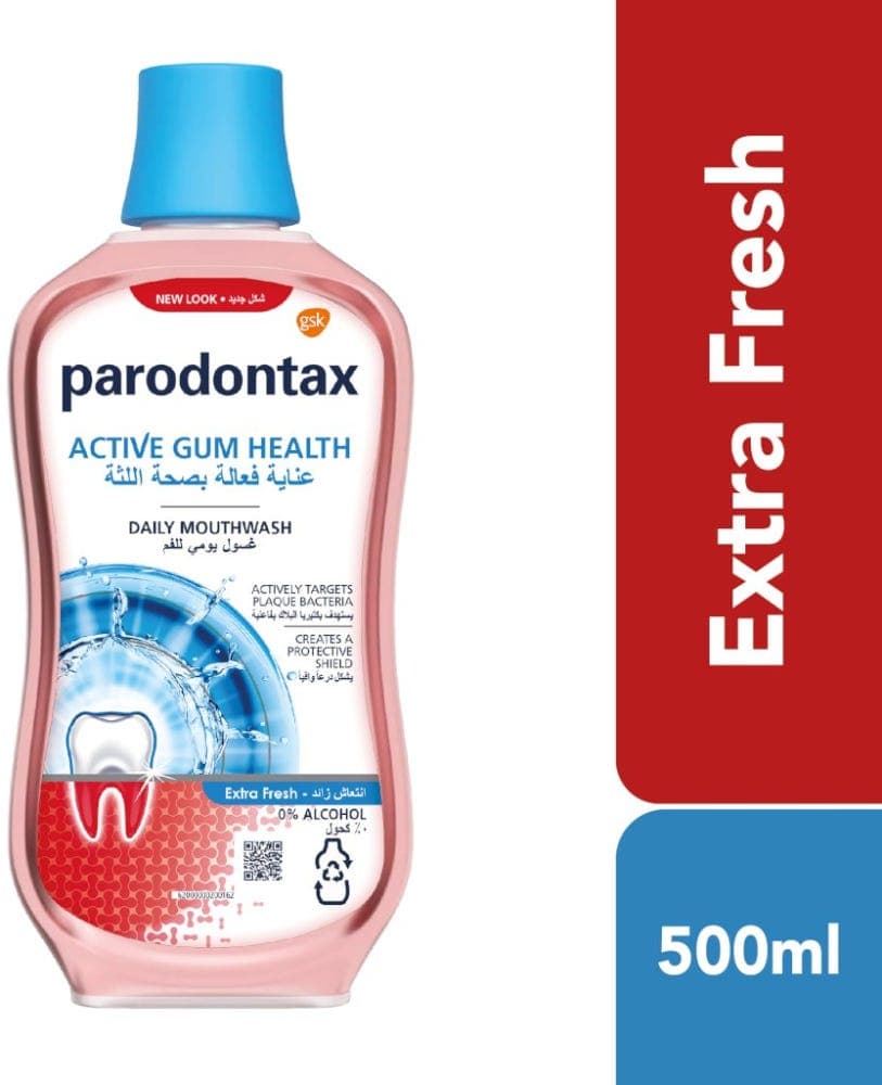 Parodontax Mouthwash Active Gum Health Extra Fresh 500 ml