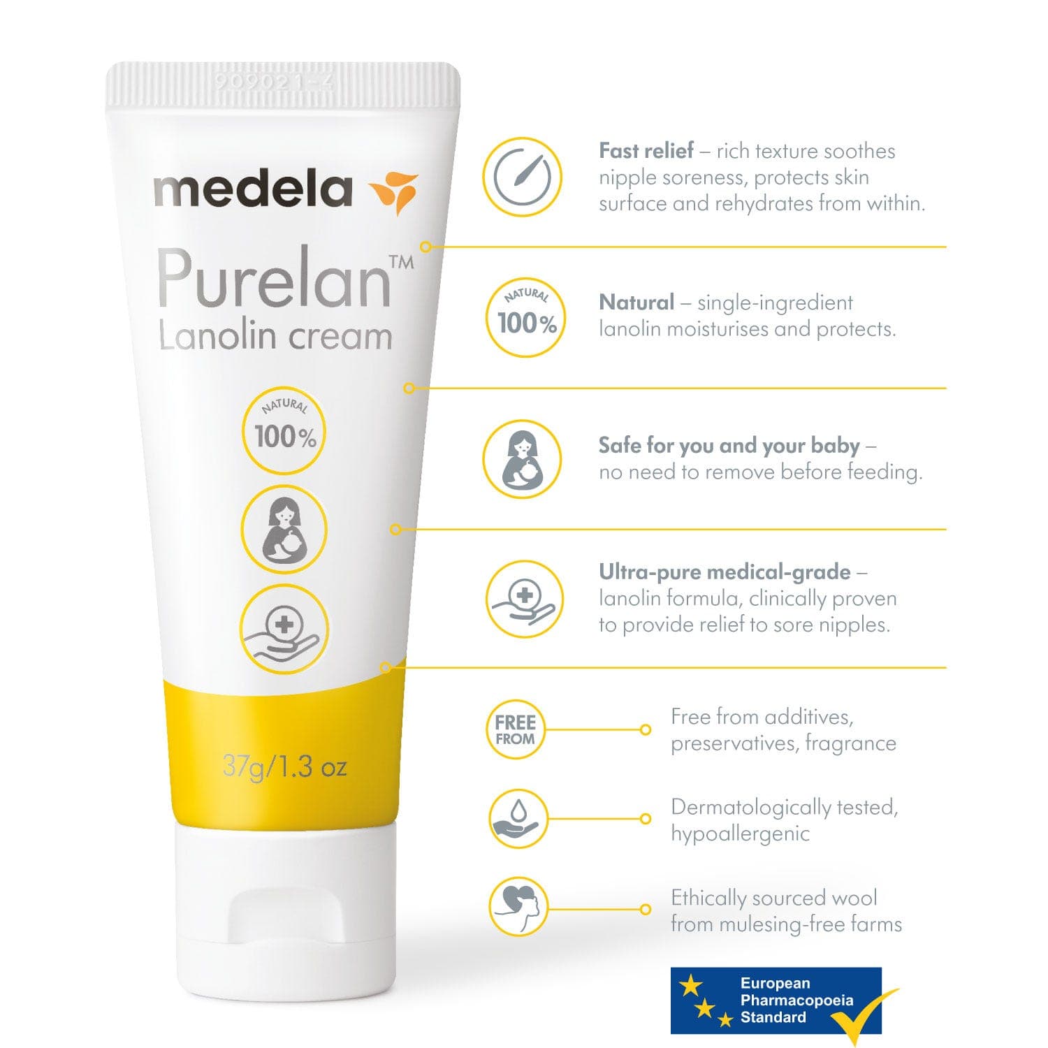 Medela - Purelan Lanolin Cream 37gm