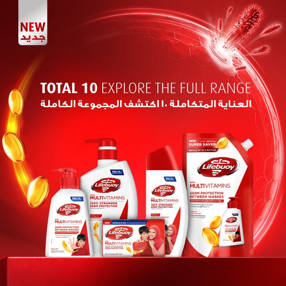 LIFEBUOY Body Wash, Total 10, 700ml