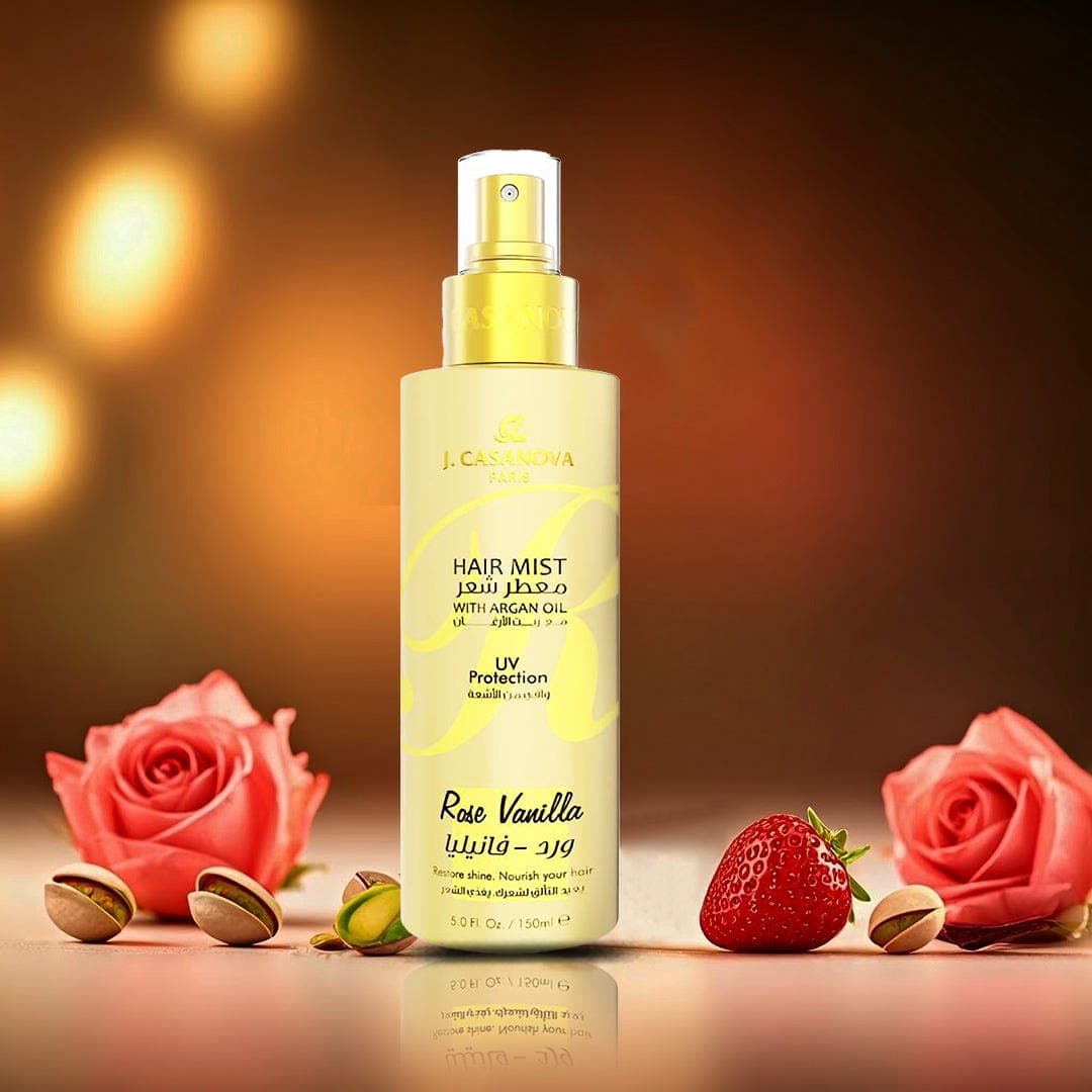 ج. كازانوفا معطر شعر ورد فانيليا للنساء - 150 مل