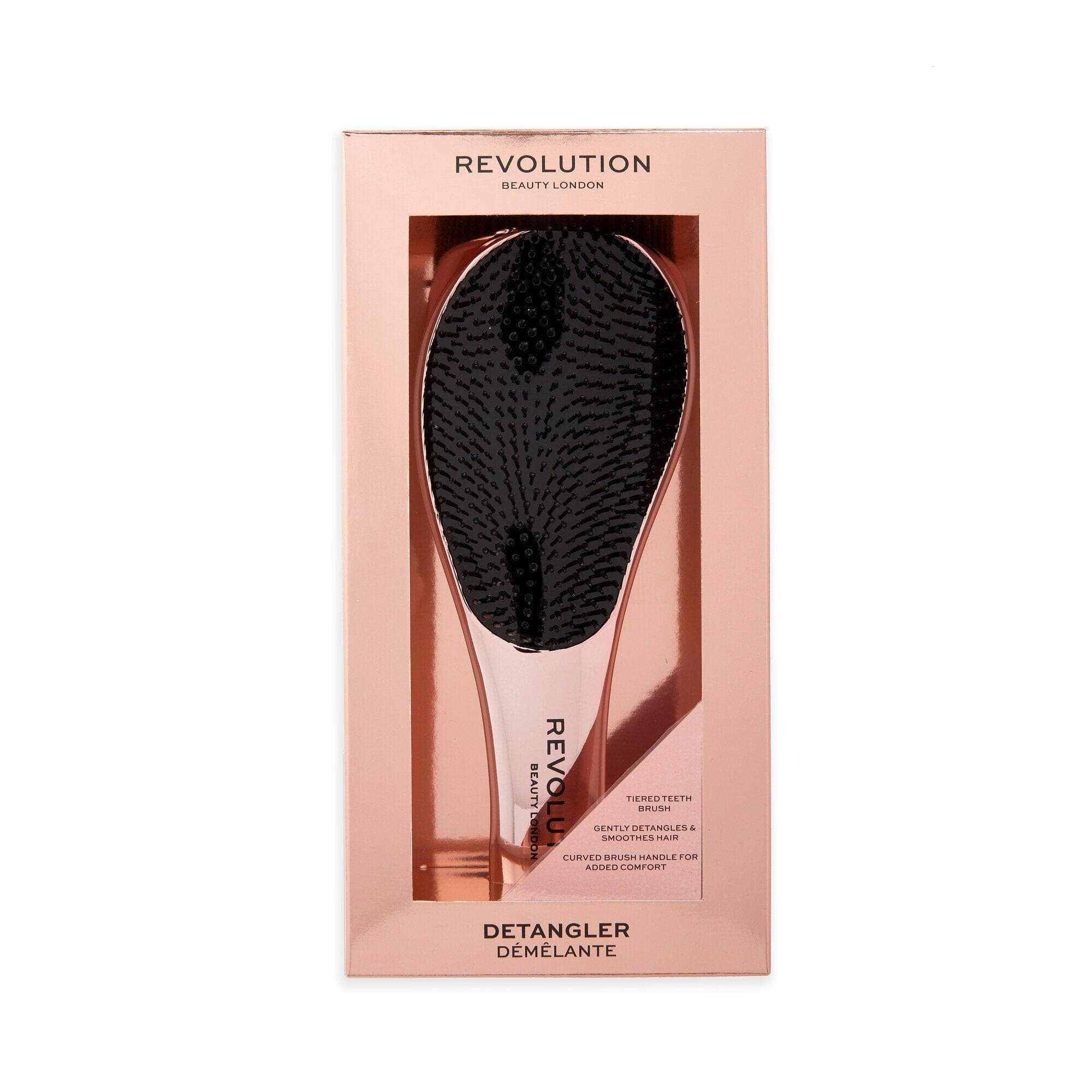 Revolution Haircare Brush Detangle Me! In Rose Gold