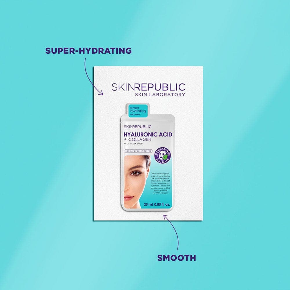 Skin Republic Hyaluronic Acid + Collagen Face Mask