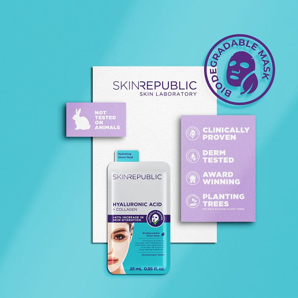 Skin Republic Hyaluronic Acid + Collagen Face Mask