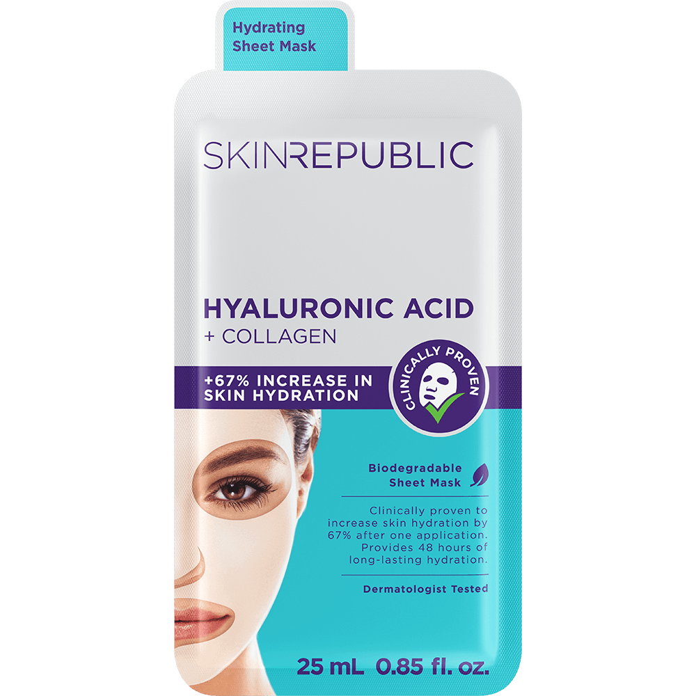 Skin Republic Hyaluronic Acid + Collagen Face Mask