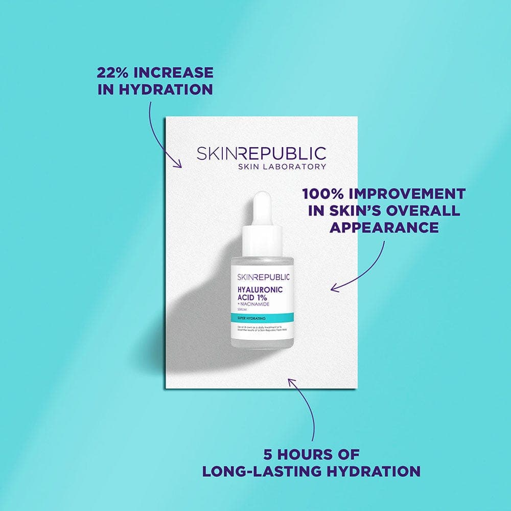 Skin Republic Hyaluronic Acid 1% + Niacinamide 2% Serum - 30 ml