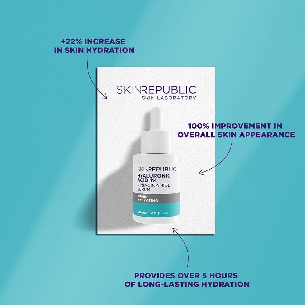 Skin Republic Hyaluronic Acid 1% + Niacinamide 2% Serum - 30 ml