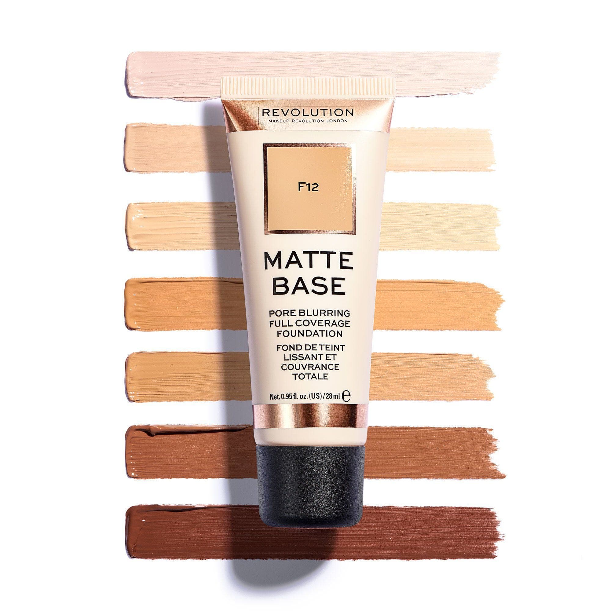 Makeup Revolution Matte Base Foundation F7- Beige