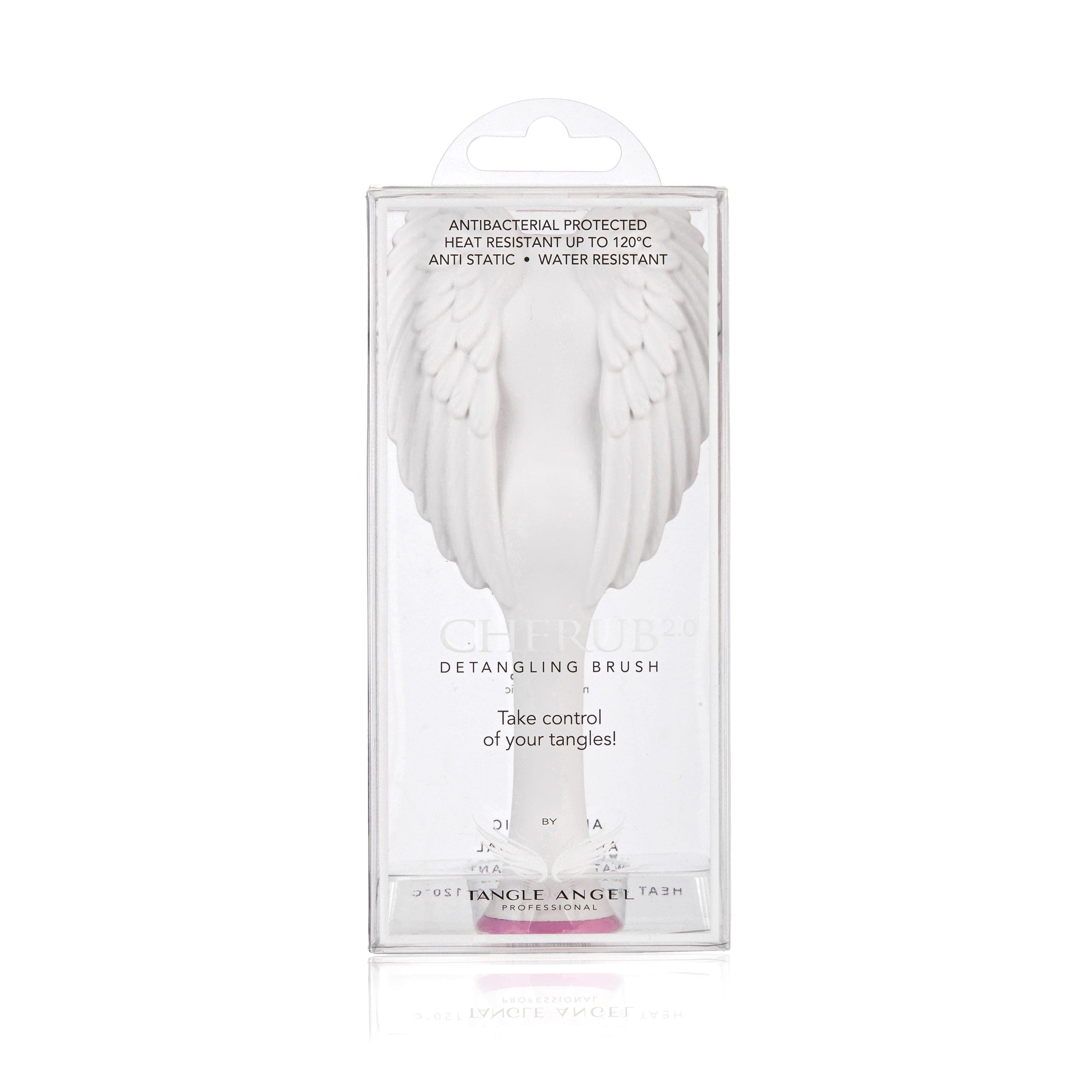 Tangle Angel Cherub 2.0 Hair Brush Soft Touch White 21982