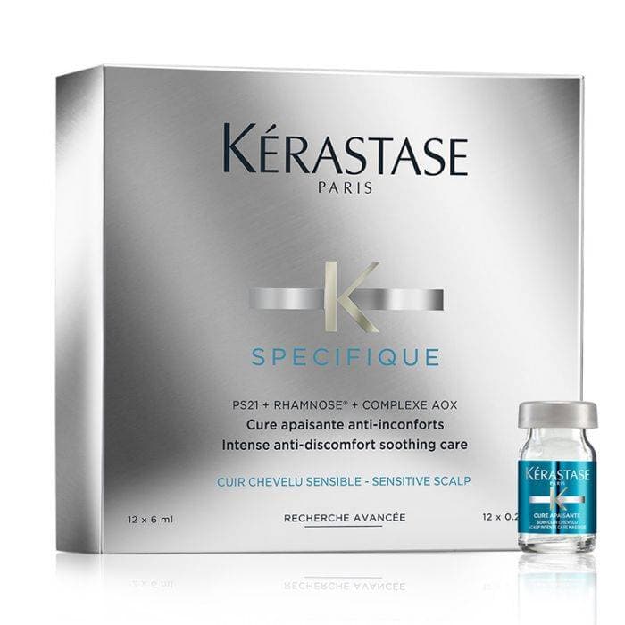 Kérastase Specifique Cure Apaisante Hair Treatment For Senstive Scalp - 12X6ml