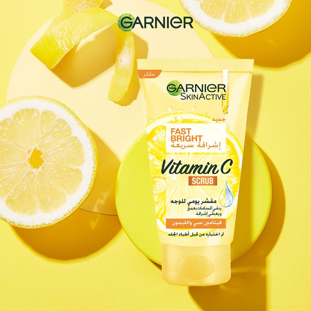 Garnier Fast Bright Vitamin C Scrub 150 Ml