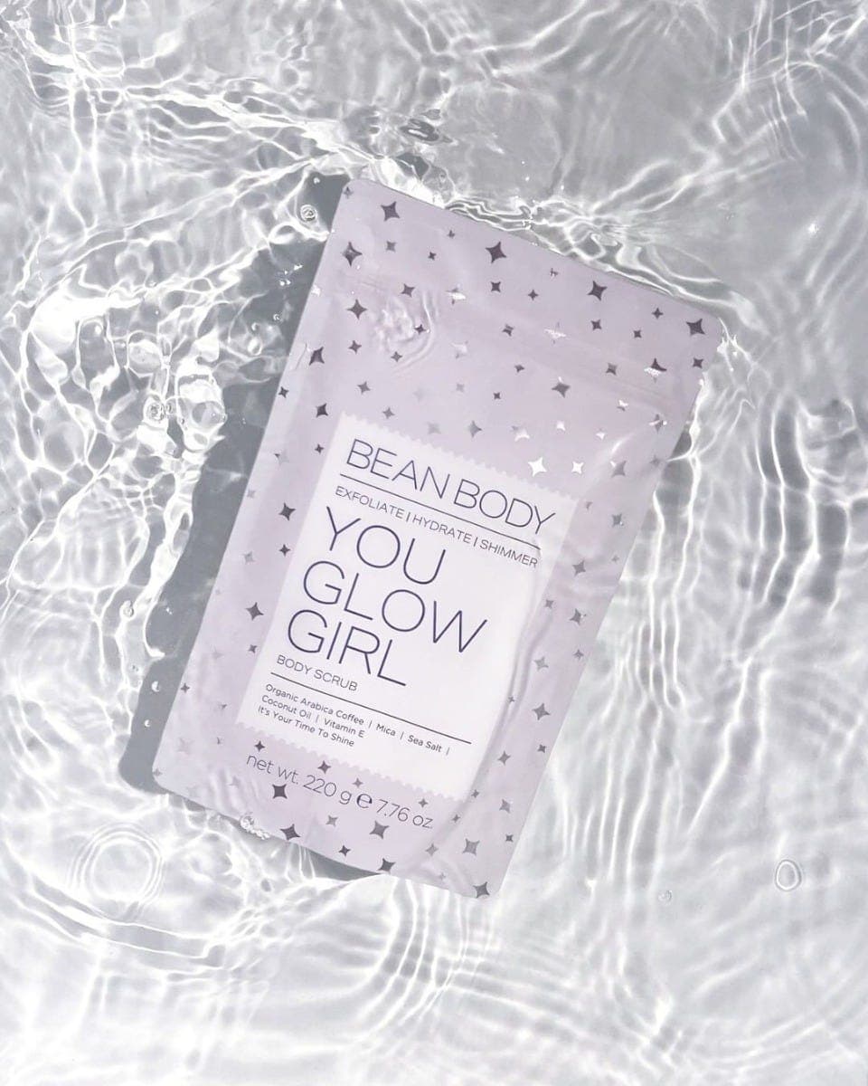 Bean Body Scrub Glow Girl Shimmer 220 G