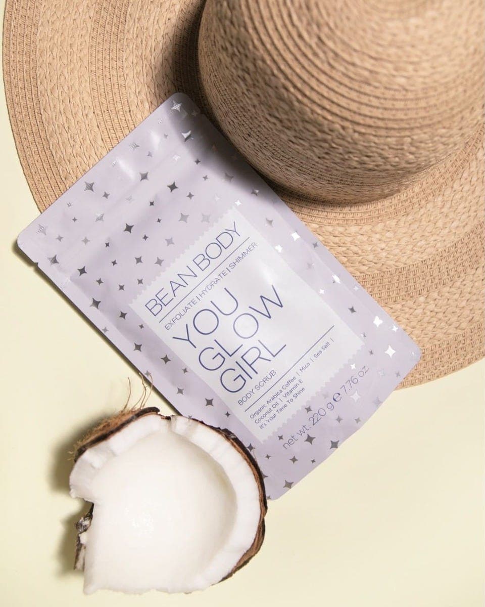 Bean Body Scrub Glow Girl Shimmer 220 G