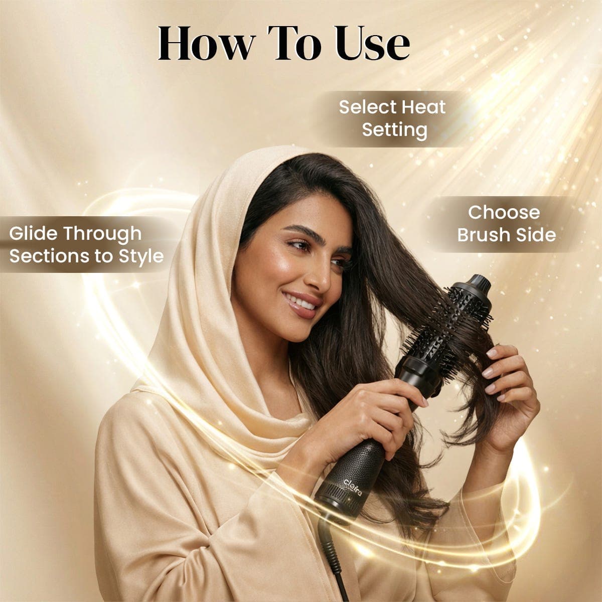 Clara Hot Brush & Styler Hair Dryer