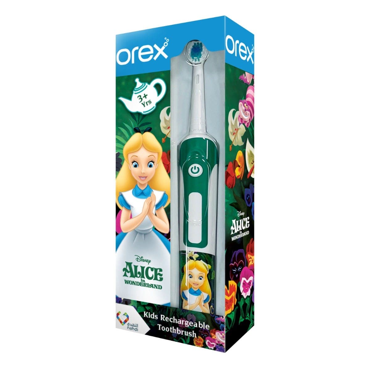 Orex Kids Rechargeable Toothbrush Alice In Wonderland Age 3+