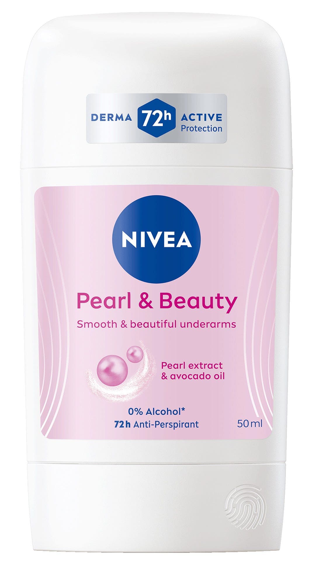 ستيك نيڤياPearl & Beauty مزيل عرق للنساء، 50 مل،، لحماية تدوم حتى 72 ساعة