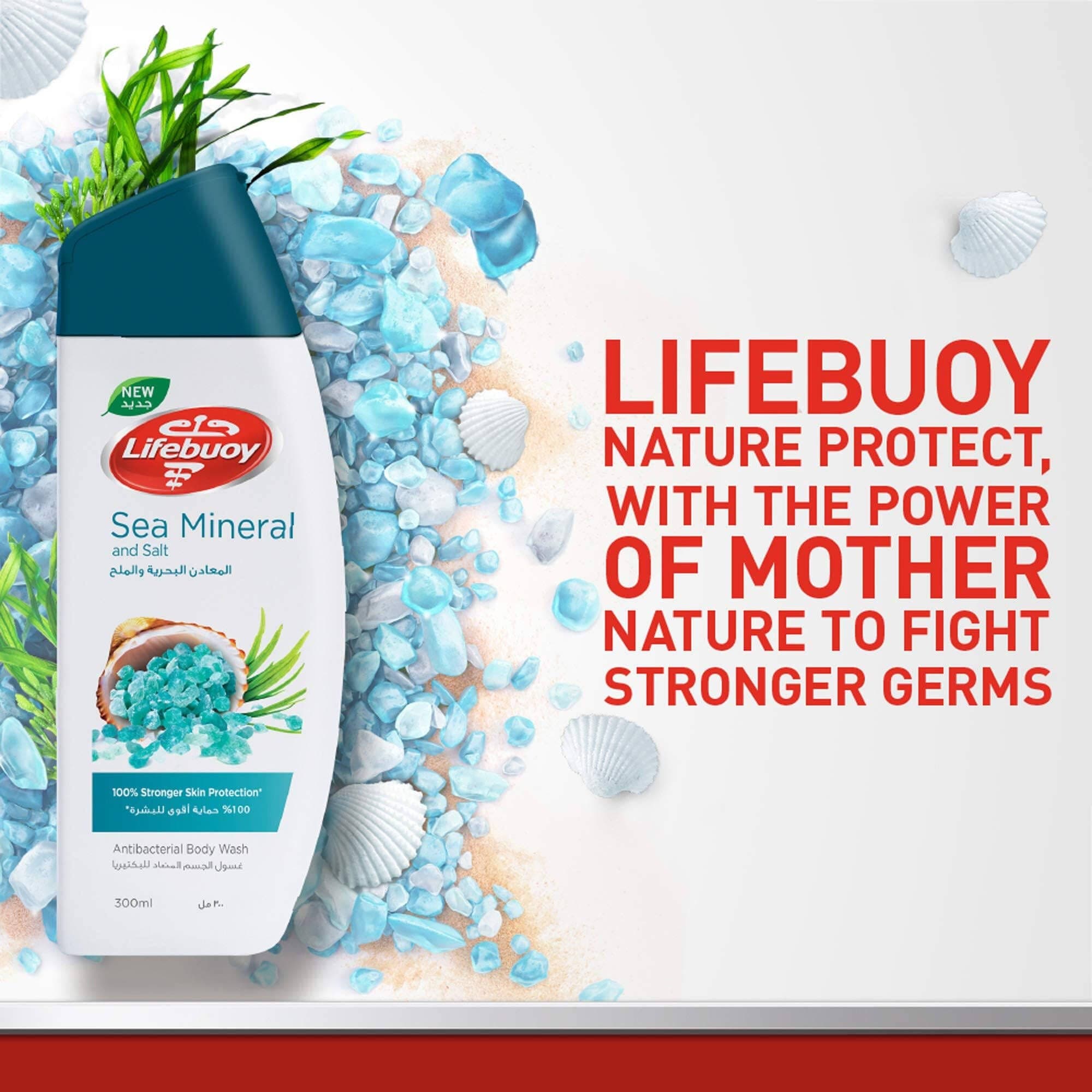 Lifebuoy Body Wash Sea Mineral 300 mL