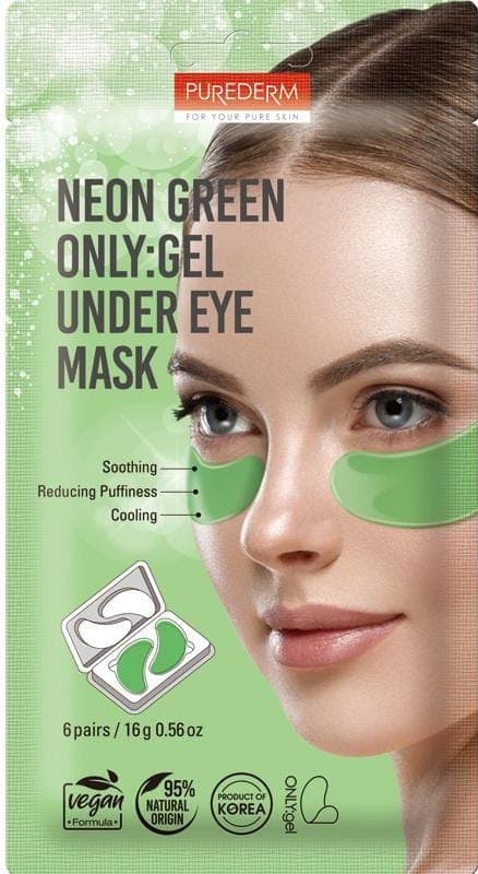 بيورديرم قناع تحت العين بالصبار لترطيب وازالة الهلات -6 ازواج