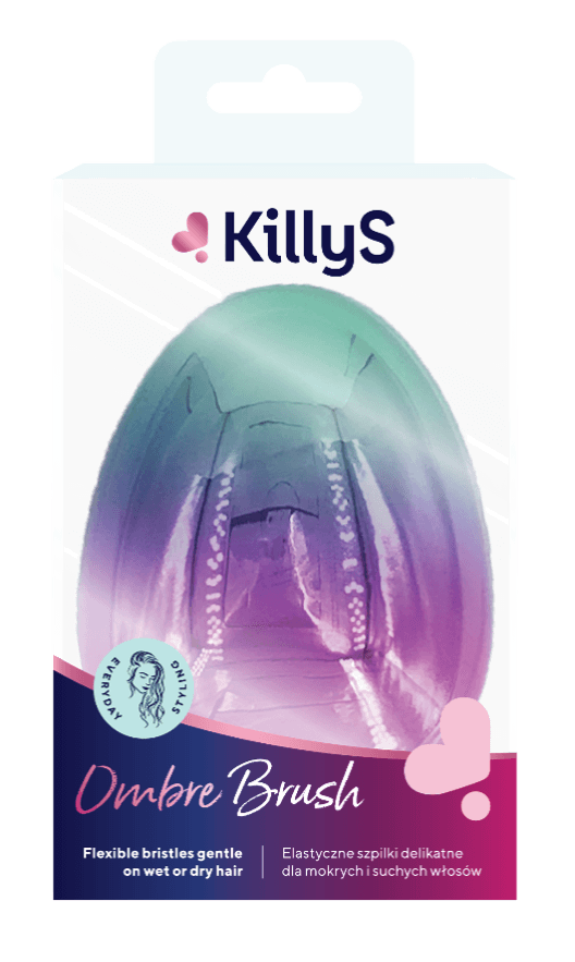 Killys Tangle Brush&Go Ombre Brush Violet
