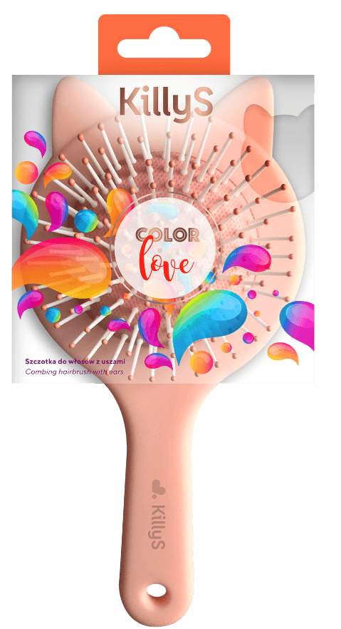 Killys Hairbrush For Kids With Cat Ears Soft Touch