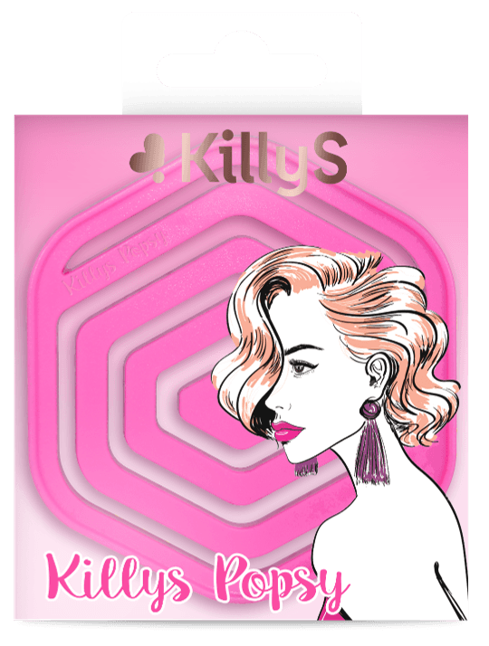 Killys Popsy Ultra-Light Brush With Nylon Pins Pink