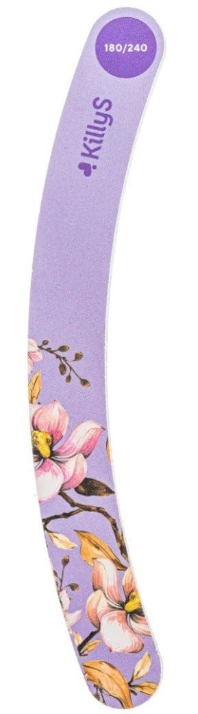 KillyS Nail File 180/240 Curved Floralove Violet