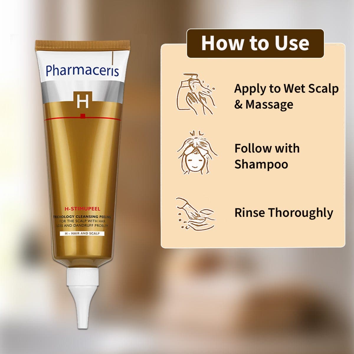 Pharmaceris H Stimupeel Trichology Cleansing Peel - 125 ml