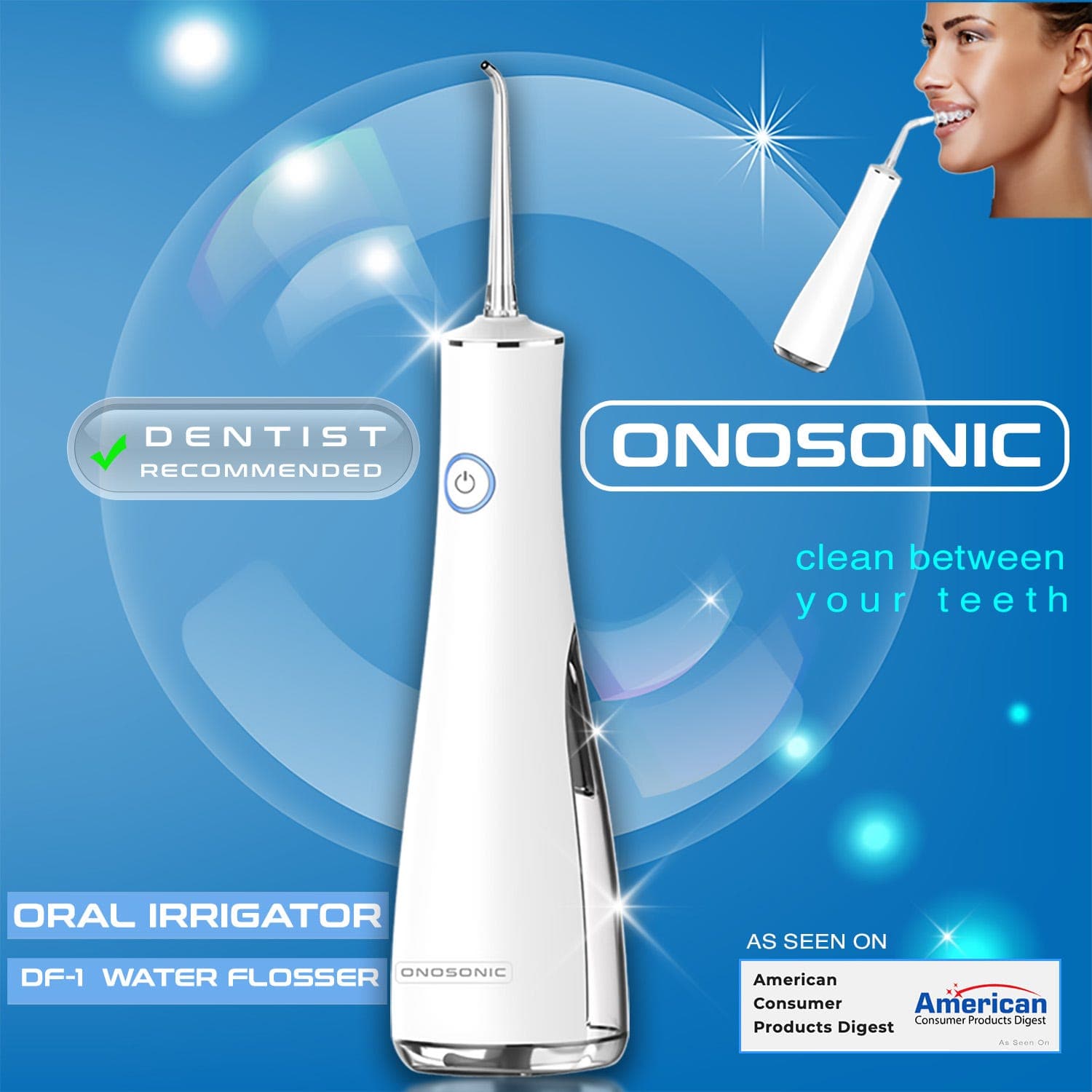 Onosonic Df-1 Usb Portable Water Flosser
