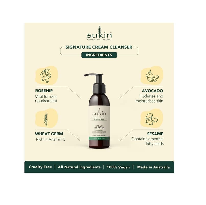 Sukin Cream Cleanser 125ml