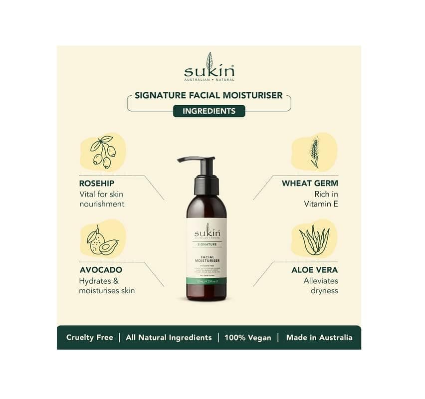 Sukin Facial Moisturiser 125 ml