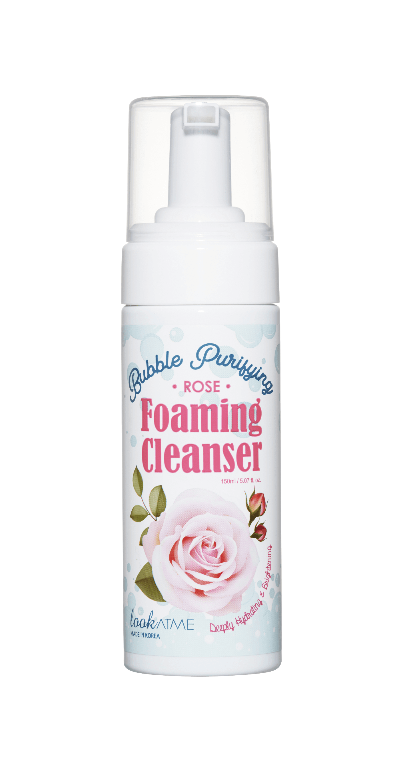 Look At Me Bubble Purifying Cleanser (Rose) 100 Ml