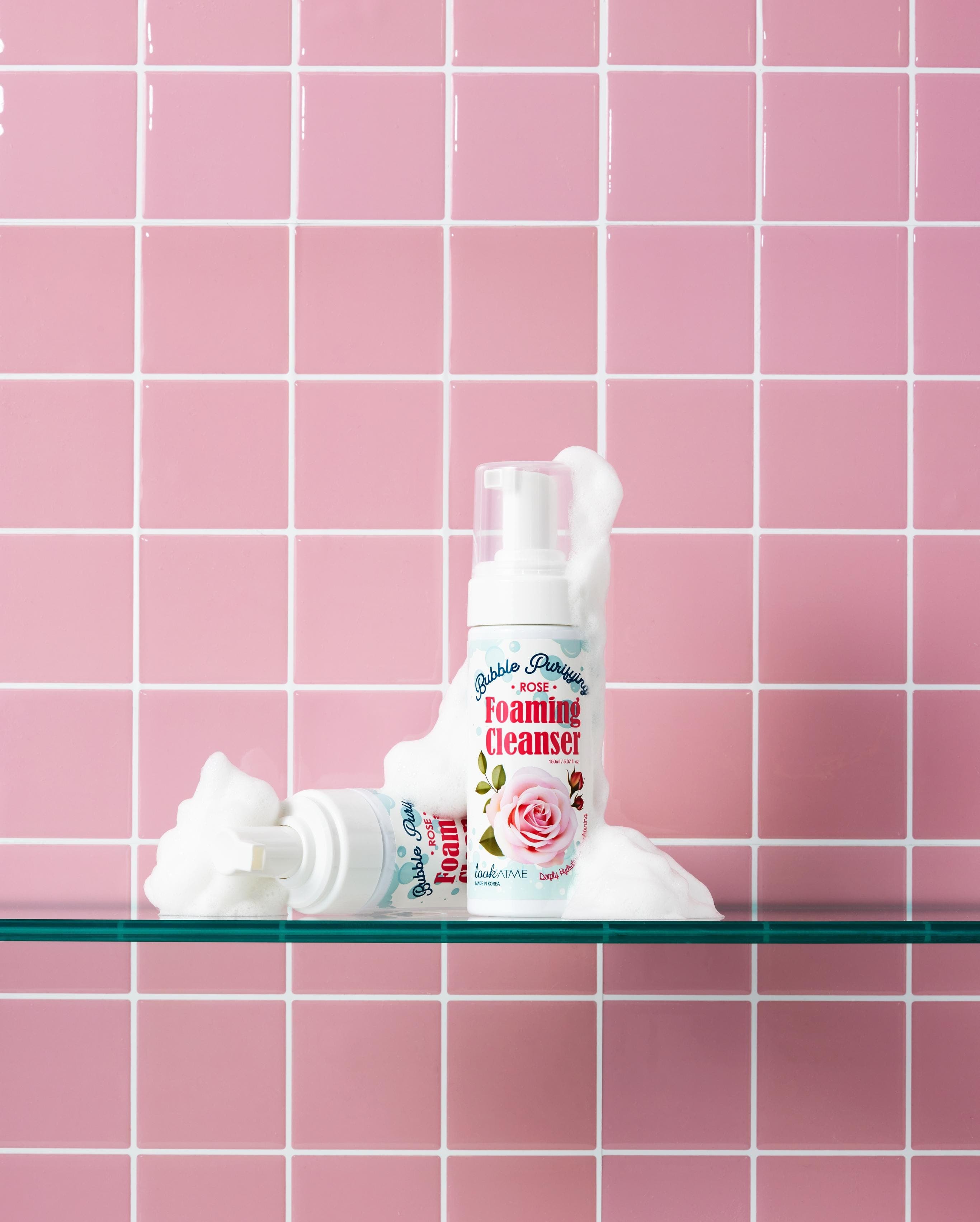 Look At Me Bubble Purifying Cleanser (Rose) 100 Ml