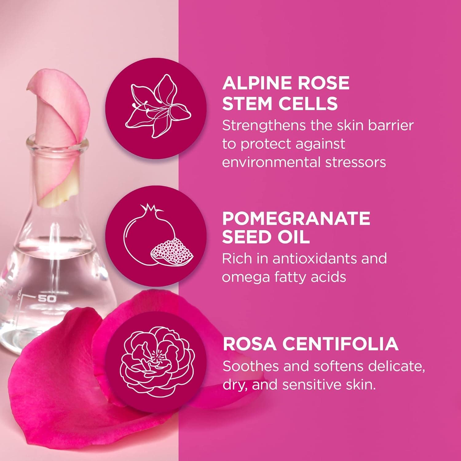Andalou 1000 Roses Daily Shade Facial Lotion SPF 18 80ml