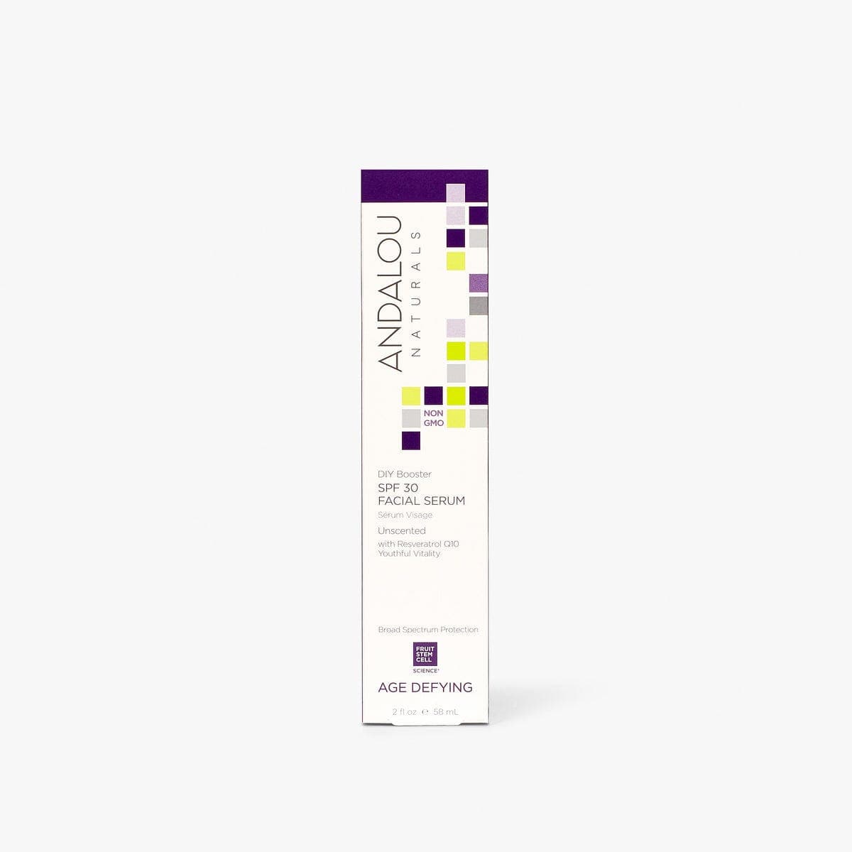 Andalou Diy Booster Spf 30 Facial Serum Unscented 2-oz