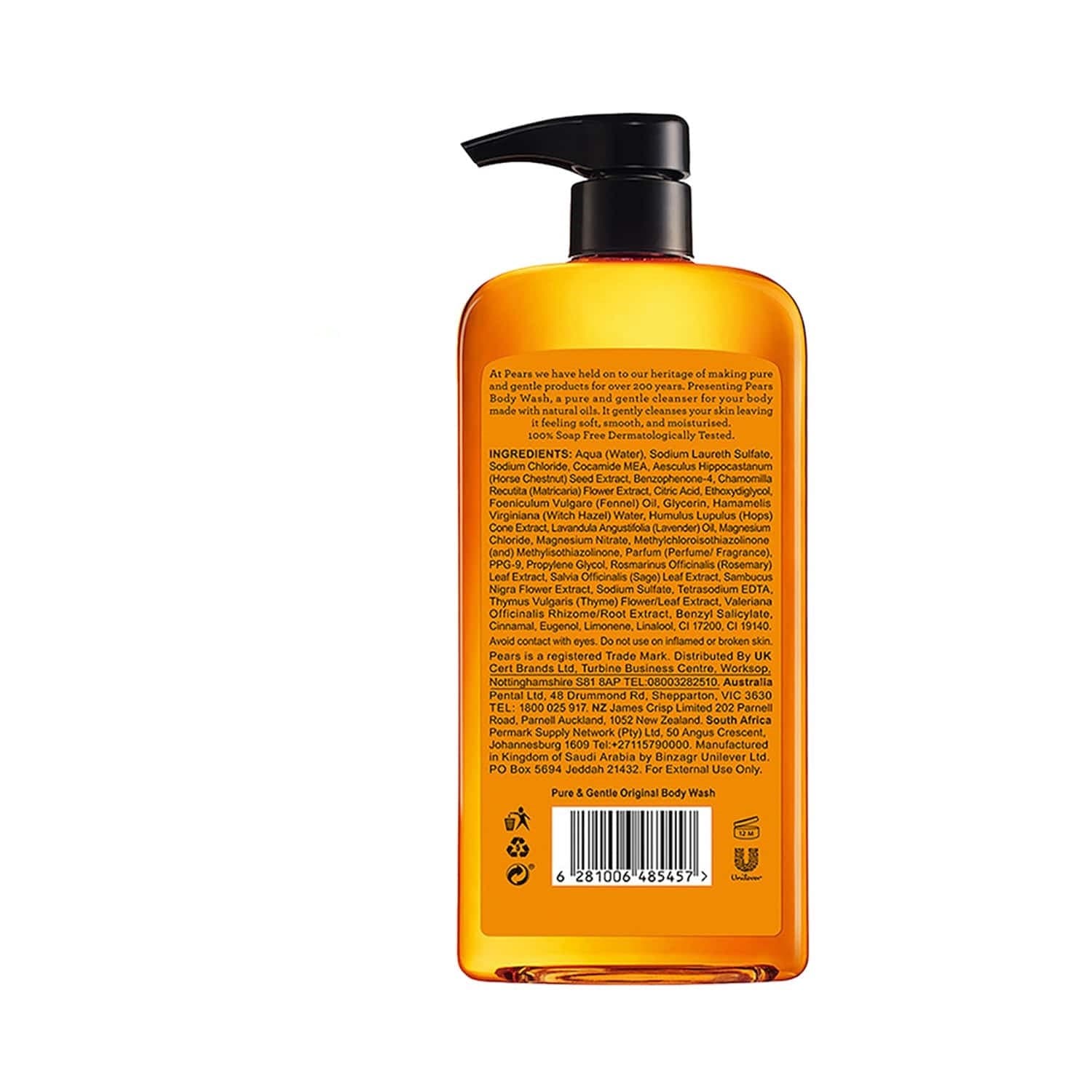 Pears Body Wash Pure and Gentle 500 ml